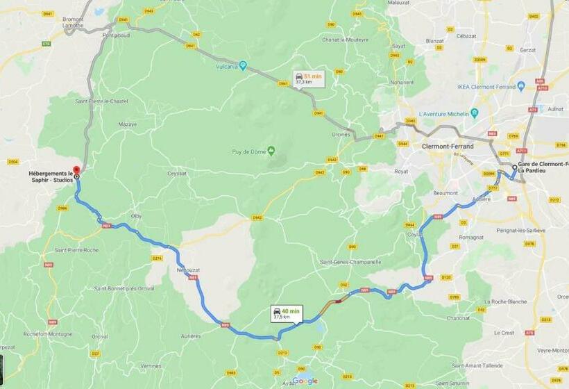 旅馆 Studio Proche De Vulcania Et La Bourboule