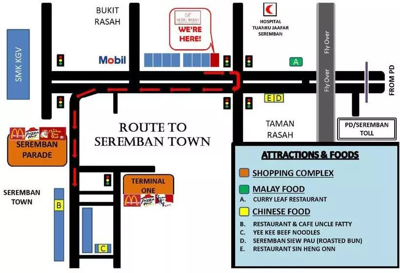 هتل Rasah Seremban