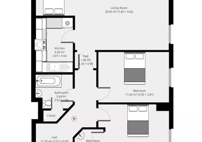 Apartment Wharf – Meridian Place