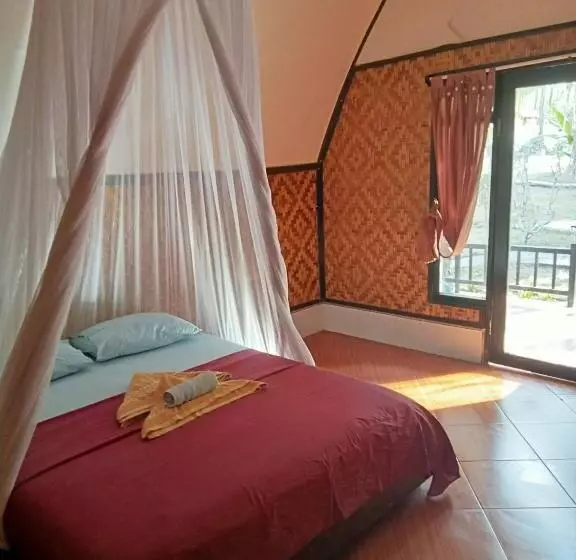 ベッドアンドブレックファースト Bareng  Bareng Gili Bungalows