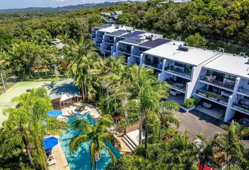 ホテル The Oasis Apartments And Treetop Houses