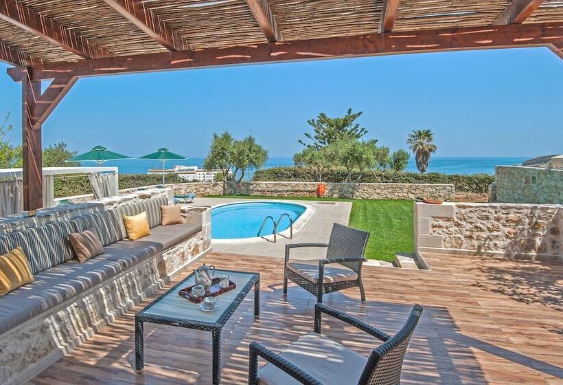 Stavromenos Villas   Private Pools & Seaview   500m From Beach