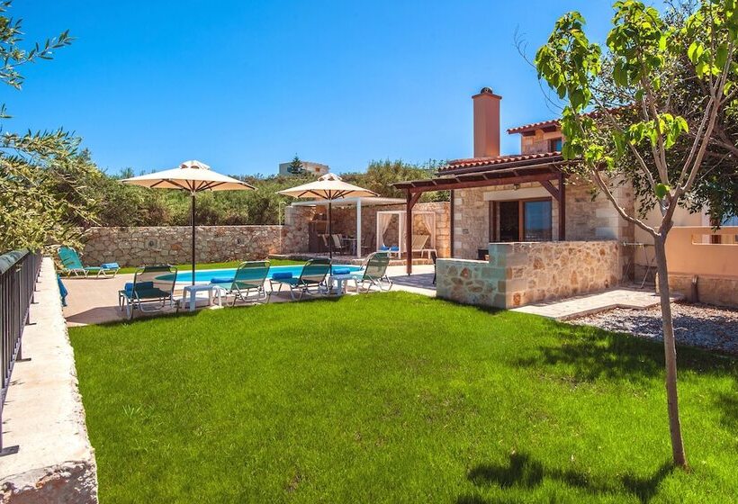 Stavromenos Villas   Private Pools & Seaview   500m From Beach