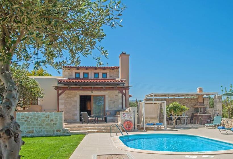 Stavromenos Villas   Private Pools & Seaview   500m From Beach