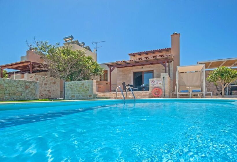 Stavromenos Villas   Private Pools & Seaview   500m From Beach
