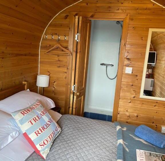 צימר Sea And Mountain View Luxury Glamping Pods Heated