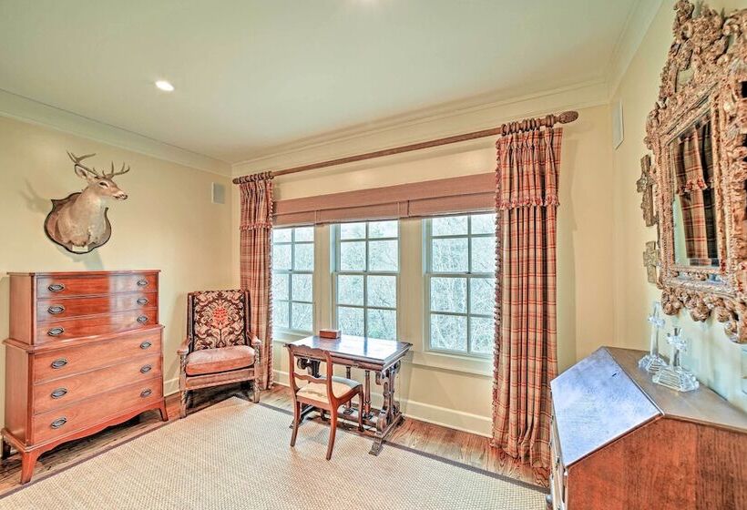 Blue Valley Falls Estate: Chic Highlands Home!