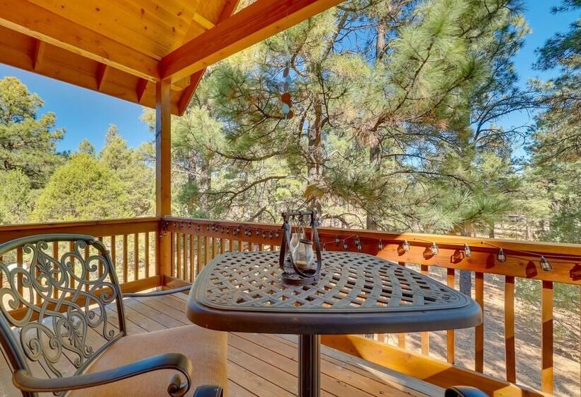 Dog Friendly Nutrioso Cabin W/ Wraparound Porch!
