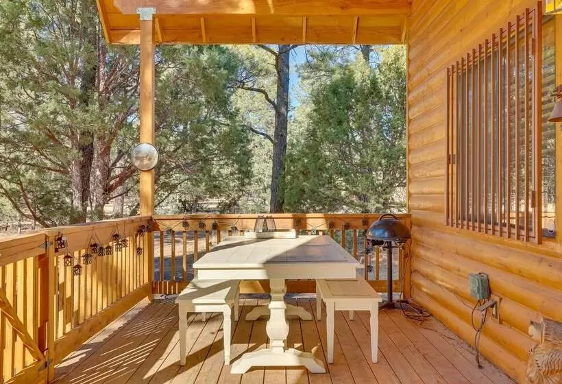 Dog Friendly Nutrioso Cabin W/ Wraparound Porch!