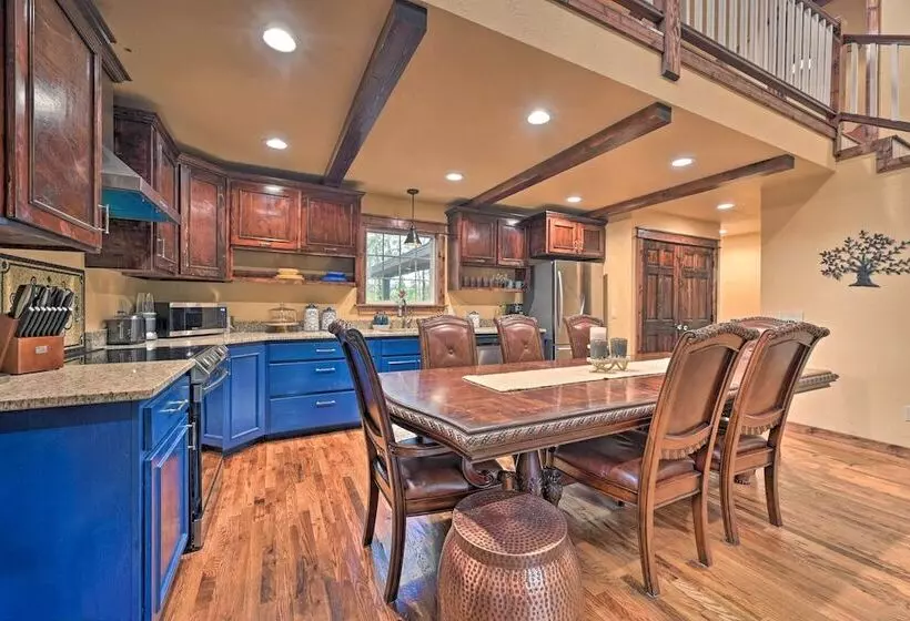 Tudor Style Broken Bow Cottage W/ Hot Tub & Decks!