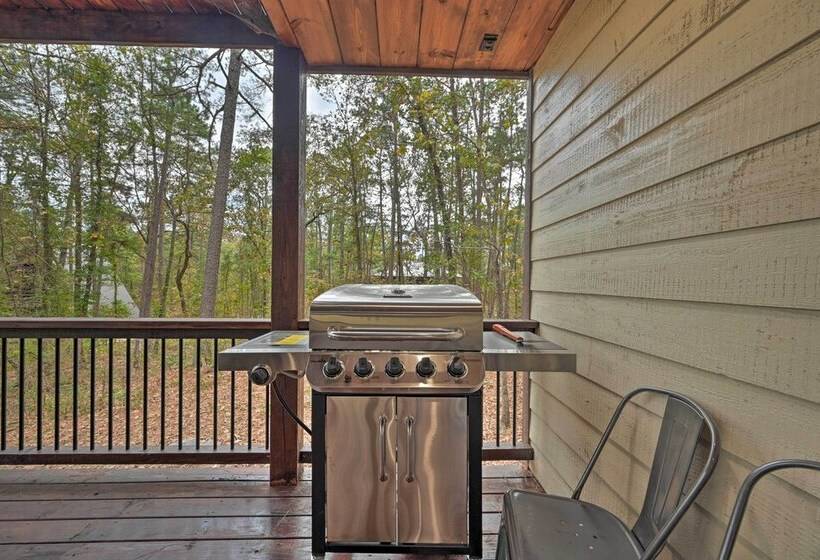 Tudor Style Broken Bow Cottage W/ Hot Tub & Decks!