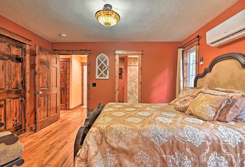 Tudor Style Broken Bow Cottage W/ Hot Tub & Decks!