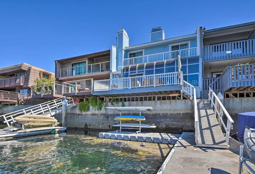 Waterfront Oxnard Escape W/ Kayaks & Dock!