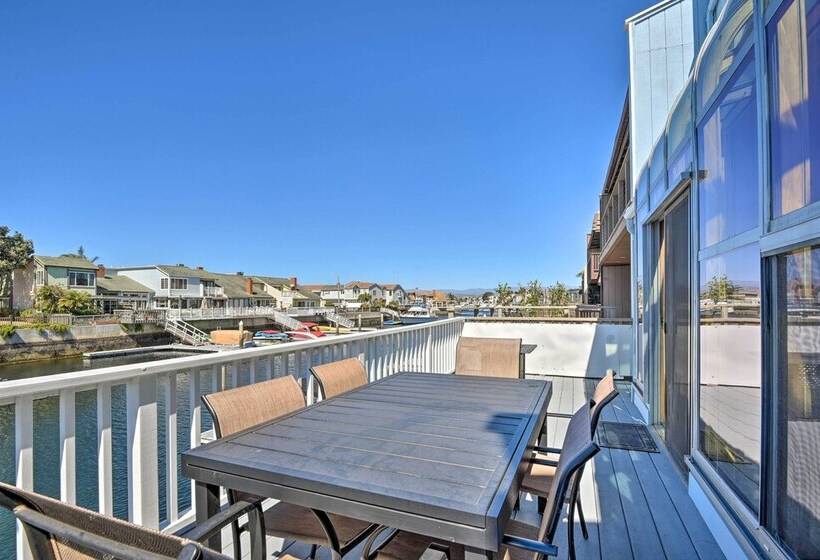 Waterfront Oxnard Escape W/ Kayaks & Dock!