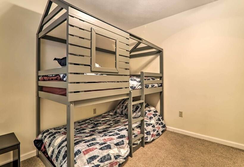 Steps To River: Big Bass Lake House W/ Grill!