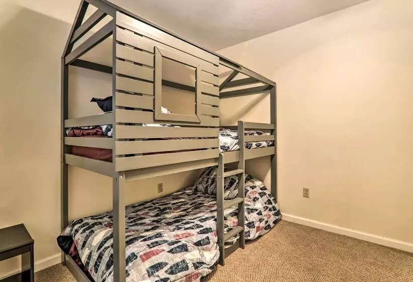 Steps To River: Big Bass Lake House W/ Grill!