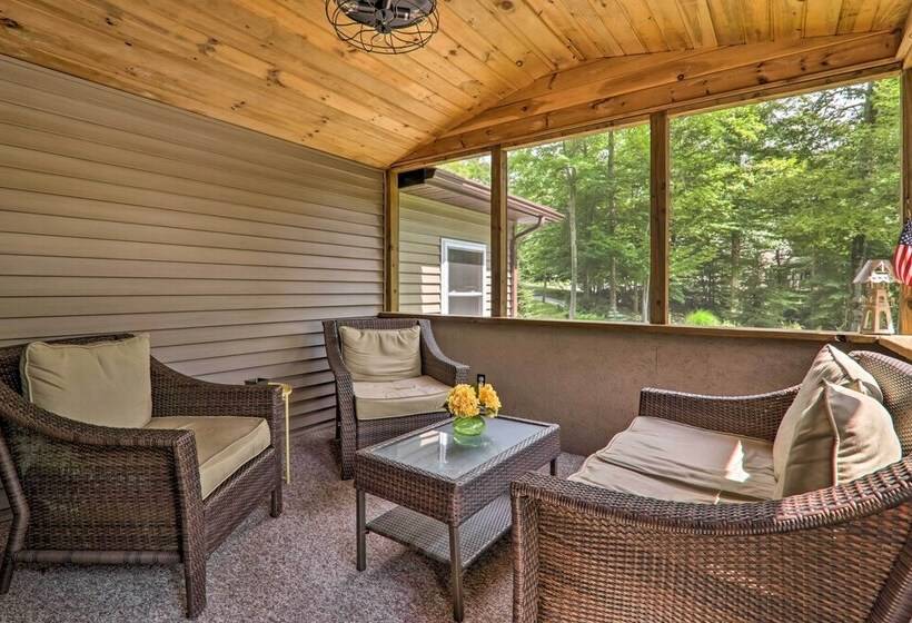 Steps To River: Big Bass Lake House W/ Grill!