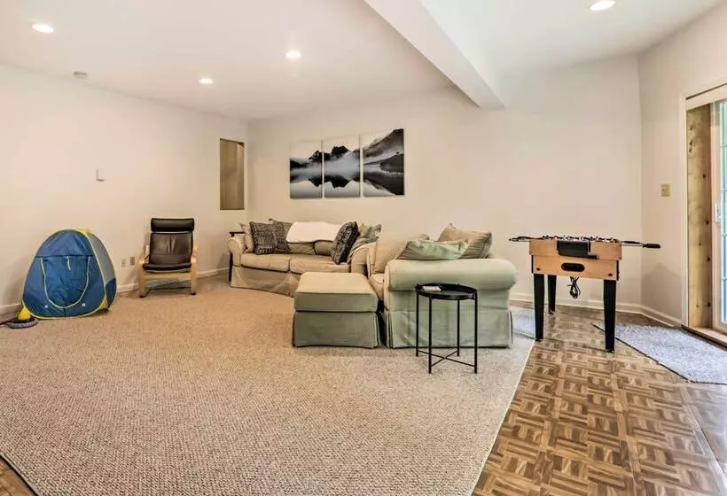 Steps To River: Big Bass Lake House W/ Grill!