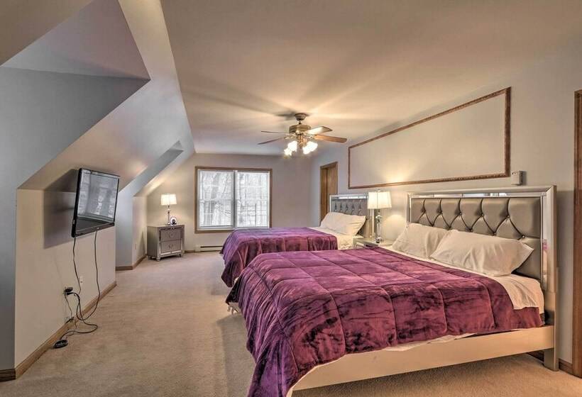 Home W/ Hot Tub, Fire Pit, Koi Pond: Walk To Lake!