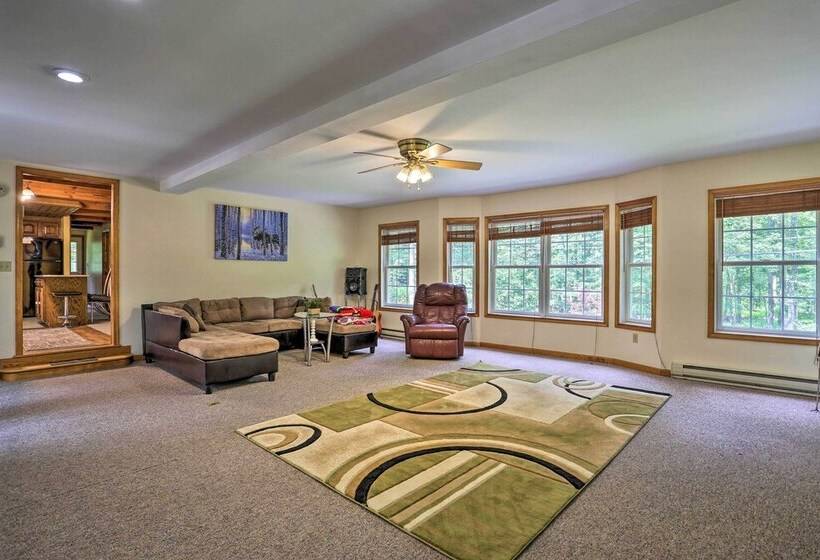 Home W/ Hot Tub, Fire Pit, Koi Pond: Walk To Lake!