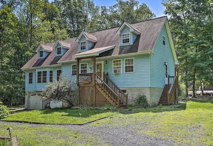 Home W/ Hot Tub, Fire Pit, Koi Pond: Walk To Lake!