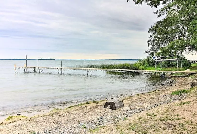 Lakefront Home W/ Private Dock ~ 15 Mi To Walker