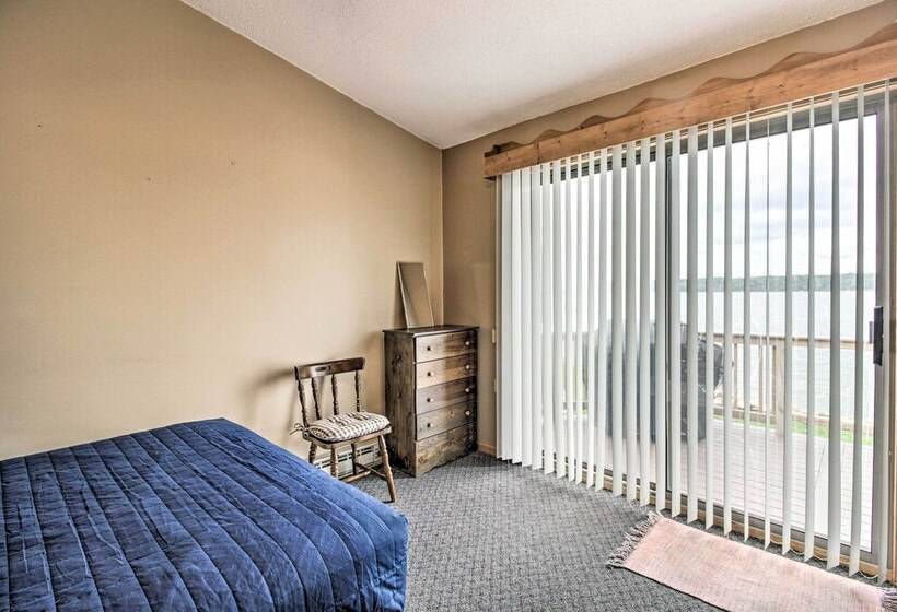 Lakefront Motley Home W/ Private Dock & Fire Pit!