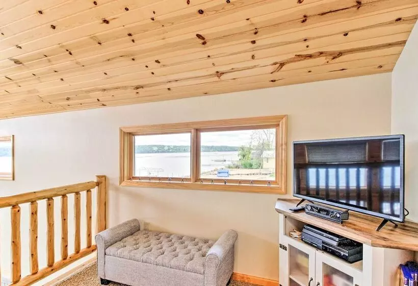 Lakefront Motley Home W/ Private Dock & Fire Pit!