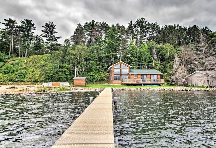 Lakefront Motley Home W/ Private Dock & Fire Pit!