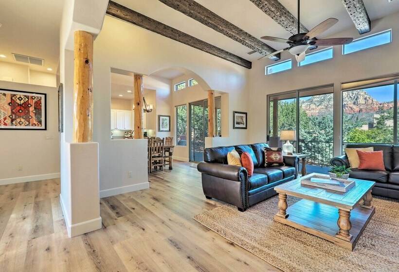 Luxury Sedona Living: Remodeled W/ Red Rock Views!
