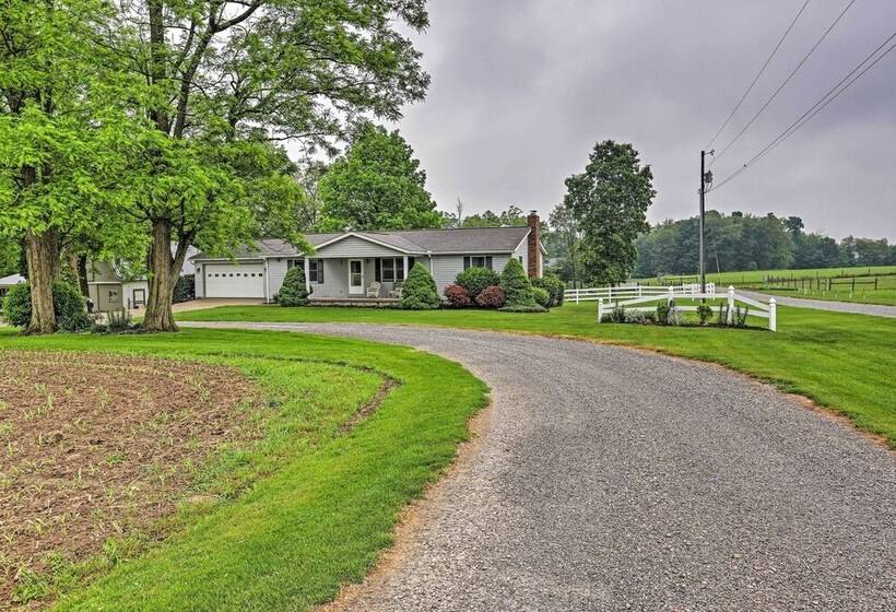 Millersburg Home W/ Covered Porch & Fire Pit!