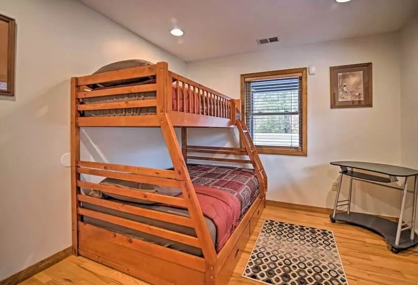 Riverfront Elkins Home W/ Fireplace & Deck!