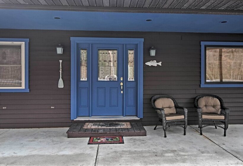 Riverfront Elkins Home W/ Fireplace & Deck!