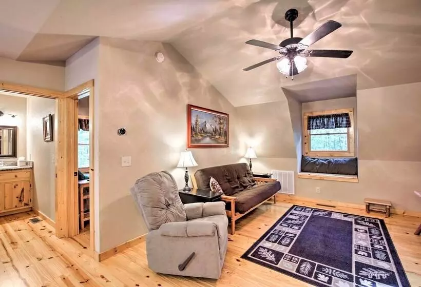 Fire Pit & Forest Views: Secluded Murphy Cabin!