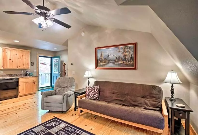 Fire Pit & Forest Views: Secluded Murphy Cabin!