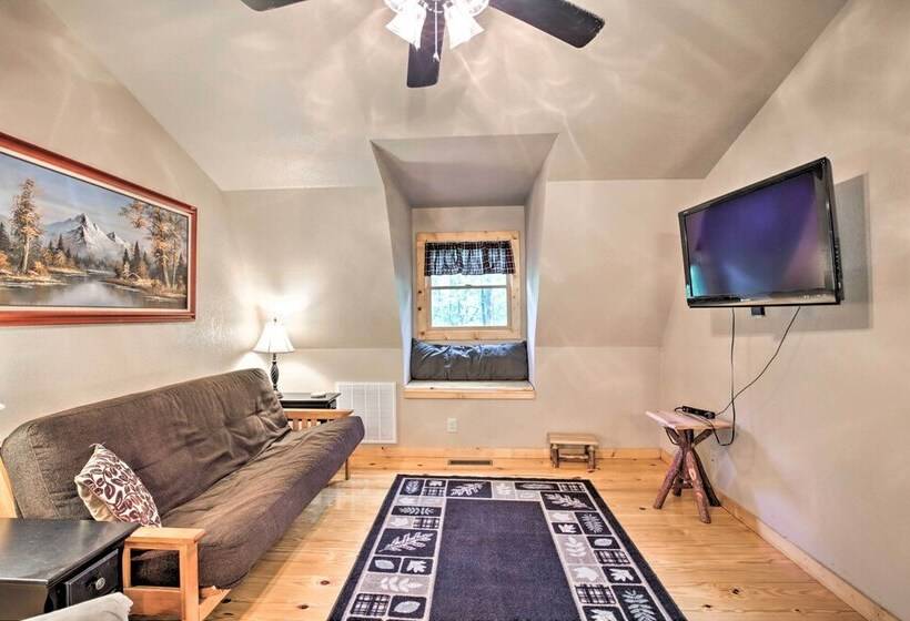 Fire Pit & Forest Views: Secluded Murphy Cabin!