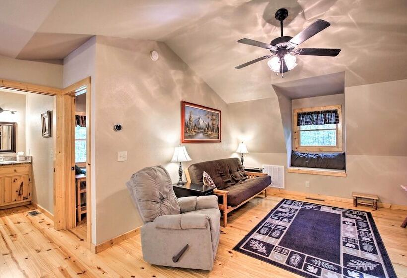 Fire Pit & Forest Views: Secluded Murphy Cabin!