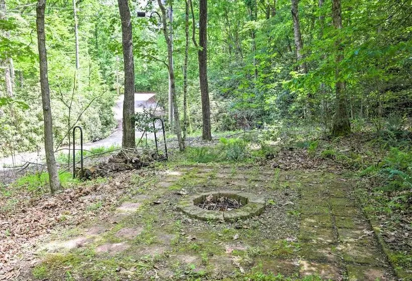 Fire Pit & Forest Views: Secluded Murphy Cabin!