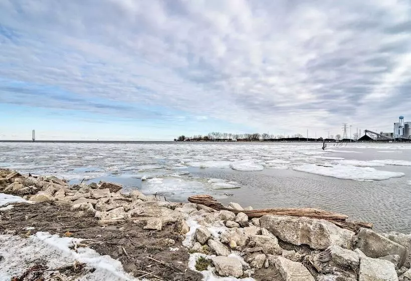 Waterfront Bay City Home W/ Dock & Boat Launch!