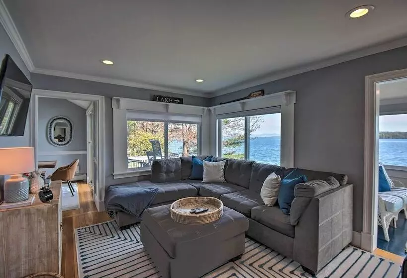 Winnipesaukee Lakefront Home With Dock & Views!