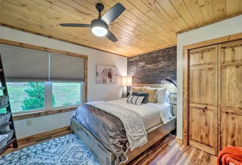 Fire Pit & Grill: Modern Beech Mountain Cabin!