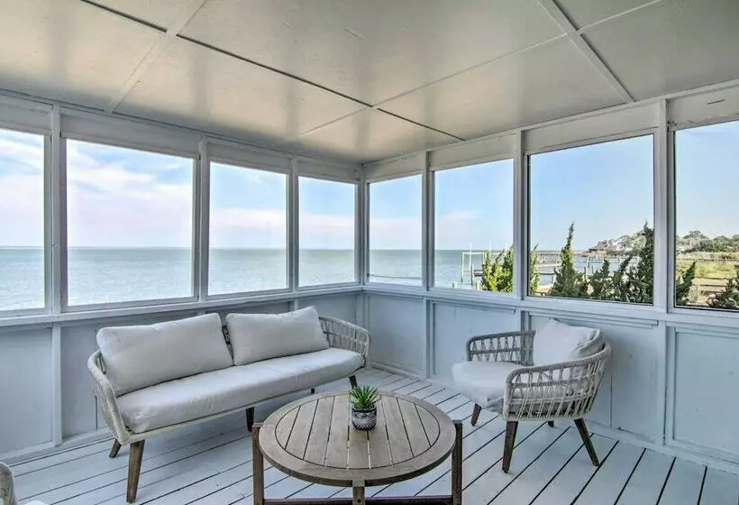 Brant Point Waterfront Bungalow W/ Deck & Views!