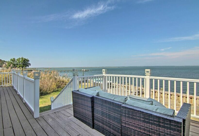 Brant Point Waterfront Bungalow W/ Deck & Views!