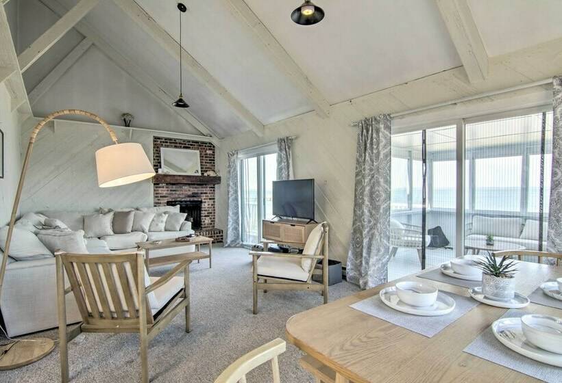 Brant Point Waterfront Bungalow W/ Deck & Views!