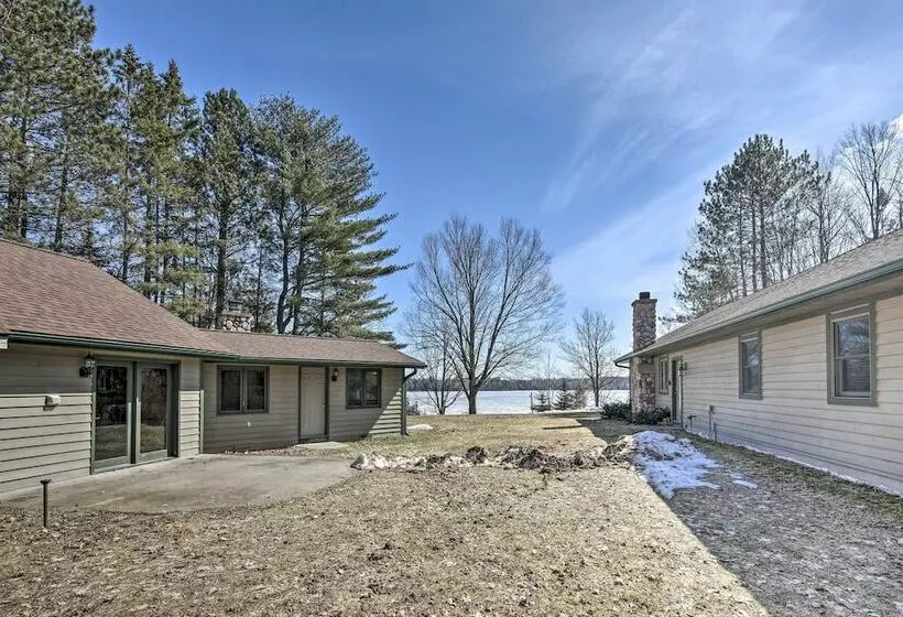 Lakefront Escape W/ Fishing Pier & Snowmobiling!