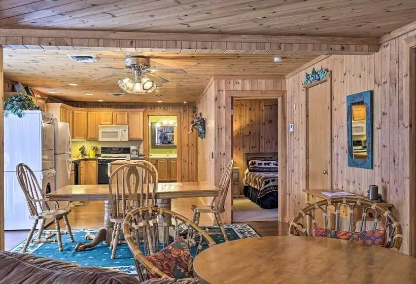 Lakefront Escape W/ Fishing Pier & Snowmobiling!