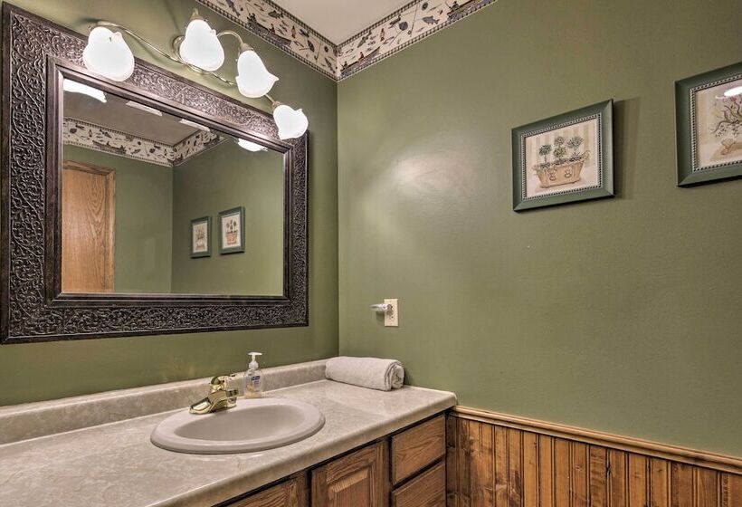 Lakefront Escape W/ Fishing Pier & Snowmobiling!