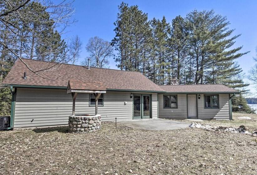 Lakefront Escape W/ Fishing Pier & Snowmobiling!