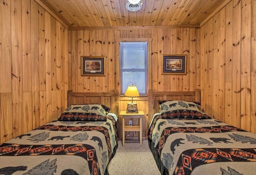 Lakefront Escape W/ Fishing Pier & Snowmobiling!