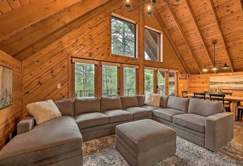 Pinetop Chalet Cabin ~ 1 Mi To Woodland Park